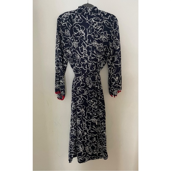 Misa Los Angeles women’s long sleeve robe with belt and pockets viscose size XS - Picture 2 of 6